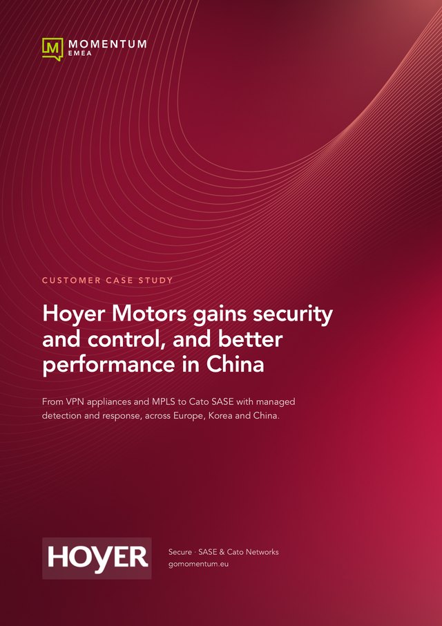 Cover van de Hoyer Motors klantcase