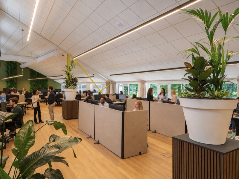 Ingenjörer i arbete i Security Center